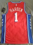 Maillot de Basket #1 Harden 76ers Rouge